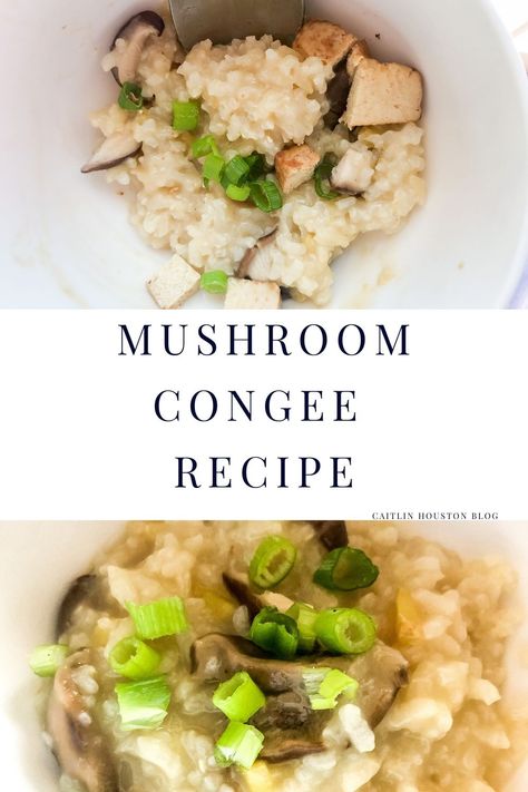 Mushroom Congee, Congee Recipe, Zucchini Noodle Recipes, Chinese Rice, Low Histamine, Loaded Baked Potato Soup, Rice Porridge, Chicken Asparagus, Crock Pot Soup