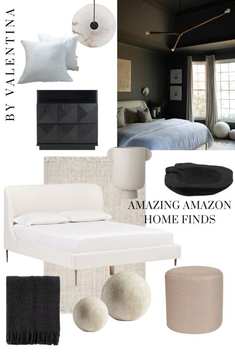 Modern Luxury | Amazon Home Finds Cb2 Bedroom, Aesthetic Shopping, Amazon Home Finds, Home Finds, Cool Beds, Amazon Home, Rustic Furniture, Modern Artwork, Accent Furniture