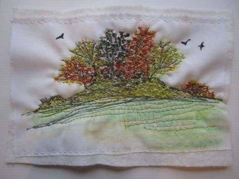 Louise Watson - Textile Artist Louise Watson, Machine Embroidery Projects, Autumn Colours, Cable Stitch, Textile Artist, Last Post, Textile Artists, Embroidery Projects, My Last