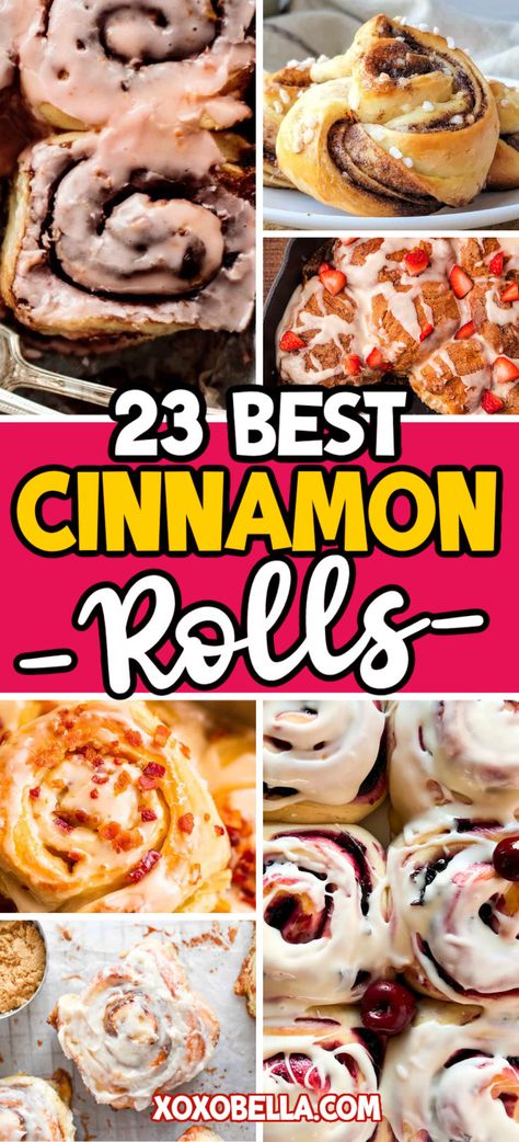 Cinnamon roll ideas Roll Desserts, Cinnamon Roll Desserts, Stop Drop And Roll, Cinnamon Rolls Sticky Buns, Easy Cinnamon Rolls Recipe, Pecan Cinnamon Rolls, Cinnamon Roll Recipes, Cinnamon Roll Recipe Homemade, Fluffy Cinnamon Rolls