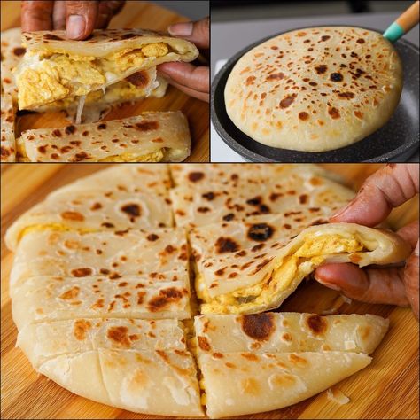 Egg Paratha Recipe, Cheese Paratha Recipe, Paratha Bread, Cheese Paratha, Egg Paratha, Sandwich Recipes Indian, Bread Stuffing, Cheese Bread Recipe, Bread Breakfast