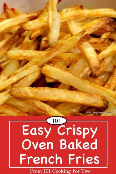 Crispy Baked French Fries, Oven French Fries, Oven Baked French Fries, Frozen Fries, Baked French Fries, Convection Oven Cooking, Convection Oven Recipes, Oven Baked Fries, Potatoes Baked