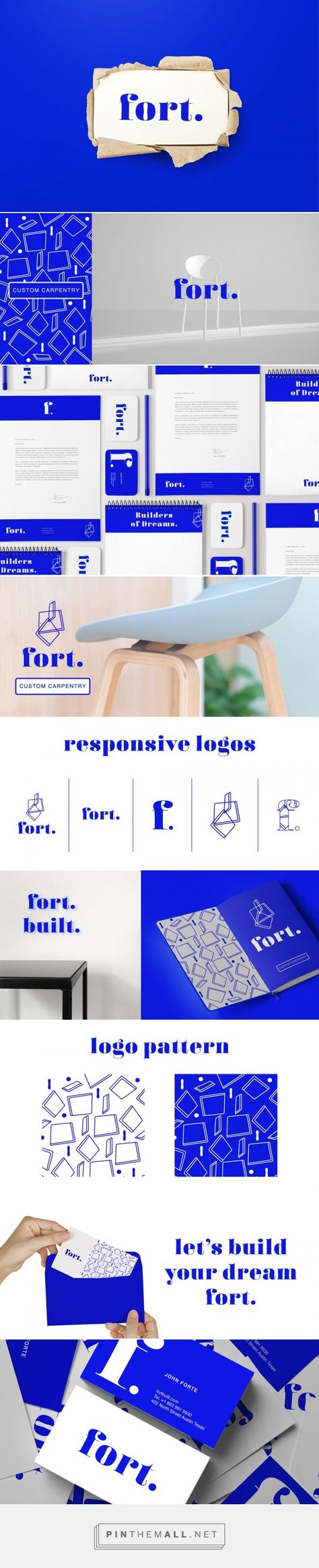 Bold logo and bold branding. Adding a Playful edgy vibe for fort Custom Carpentry, a bespoke carpentry company. Branding by Deadletter Design... - a grouped images picture - Pin Them All Carpentry Branding, Bespoke Carpentry, Custom Carpentry, Graphic Design Style, Bold Branding, Conference Design, Paint Companies, Bold Logo, Company Branding