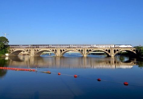 Kankakee, Illinois Train Story, Kankakee Illinois, Amtrak Train Travel, Lake Pontchartrain, Beautiful Bridges, Amtrak Train, Southern Cities, Big River, Beauty Logo Design