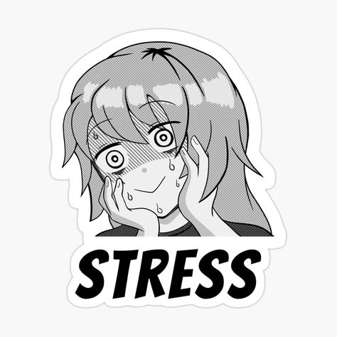 Stressed Face, Meme Girl, Manga Stickers, Manga Meme, Man Anime, Face Girl, One Punch Man Anime, Handmade Costumes, Drawing Expressions