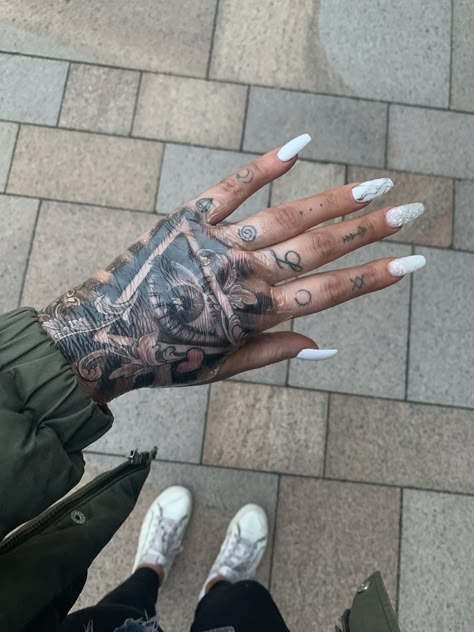 Third Eye Tattoo On Hand, Hand To Sleeve Tattoos, Hand Tattoos For Women Egyptian, Bold Hand Tattoo, Third Eye Hand Tattoo, Medium Hand Tattoos, Eye Hand Tattoos For Women, Women’s Hand Tattoo Ideas, Coverup Hand Tattoos