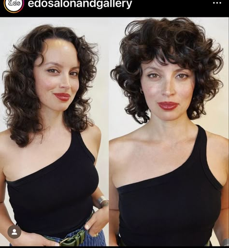 Short Curly Hair With Bangs, Wavy Layered Haircuts, Curly Shag Haircut, Short Wavy Haircuts, Short Wavy Bob, Thick Wavy Hair, Wavy Curls, Short Brown Hair, Wavy Haircuts