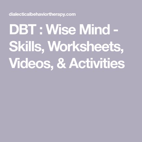 Dbt Skills Activities Fun, Dbt Therapy Questions, Dbt Exercises For Adults, Wise Mind Dbt Worksheet, Wise Mind Activities, Dbt Activities For Adults, Dbt House Activity, Dbt Activities For Teens, Dbt Worksheet Activities