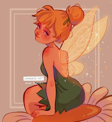 ✨ c o c o p h e e ✨ on Instagram: “Tinkerbell ✨ I adore her even though she's a hot-tempered, sassy fairy 😹❤ . . . . . . #tinkerbell #disney #disneycharacters #fairy…” Fairy Tinkerbell, Peter Pan Disney, Tinkerbell Disney, Bell Art, Tinkerbell Fairies, Disney Facts, Disney Fairies, Tinker Bell, Dreamy Art