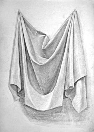 Drapery Drawing, Fabric Drawing, Object Drawing, White Drawing, Basic Drawing, Still Life Drawing, Drawing Projects, Learn Art, Pencil Art Drawings