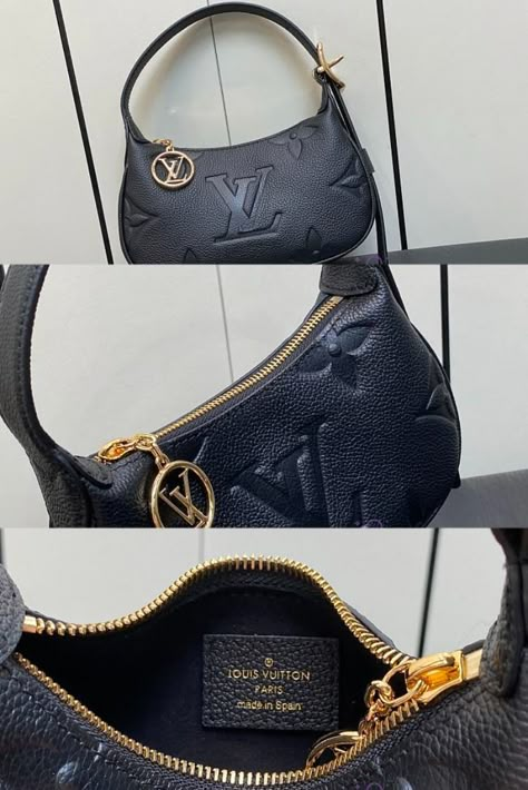 Louis Vuitton Mini Moon Bag Black Louis Vuitton Handbags Mini, Louis Vuitton Mini Moon, Louis Vuitton Black Bag, Black Louis Vuitton Bag, Designer Handbags Louis Vuitton, Louis Vuitton Shoulder Bag Black, Black Louis Vuitton Bag 1stdibs, Luxury Bags Collection, Mini Moon