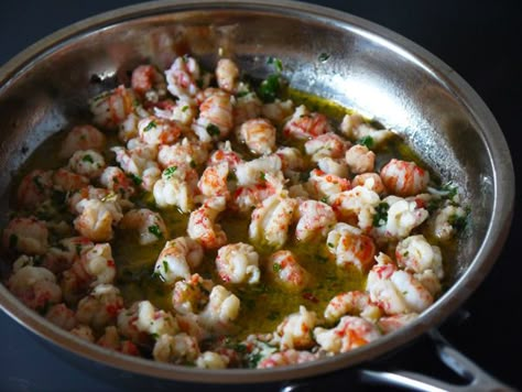 Langostino with Garlic Herb Butter Recipe - Mince Republic Sauteed Lobster Meat, Garlic Herb Butter Recipe, Seafood Dinner Ideas, Langostino Recipes, Dinner Ideas Christmas, Seafood Dinner Party, Herb Butter Recipe, Garlic Herb Butter, Paleo Crockpot