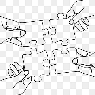 abstract,line draw,four people working together,team work,unite,puzzle,line draw,puzzle Puzzle Shirt Design, Puzzle Line Art, Puzzle Piece Illustration, Helping People Drawing, Puzzle Art Drawing, People Helping Each Other Drawing, Togetherness Art, Teamwork Drawing, Team Work Illustration