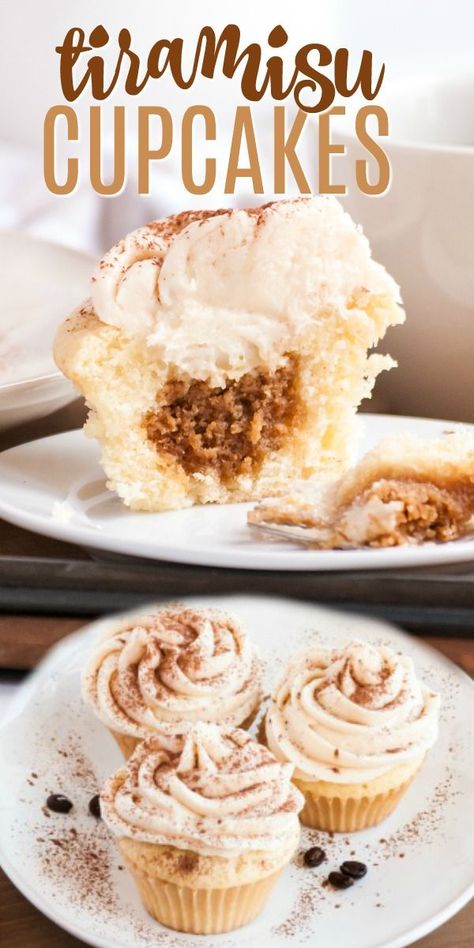 Tiramisu Cupcakes, Tiramisu Dessert, Shugary Sweets, Dreamy Beach, Tiramisu Recipe, Cupcake Flavors, Mascarpone Cheese, Coffee Dessert, Sweet Breads