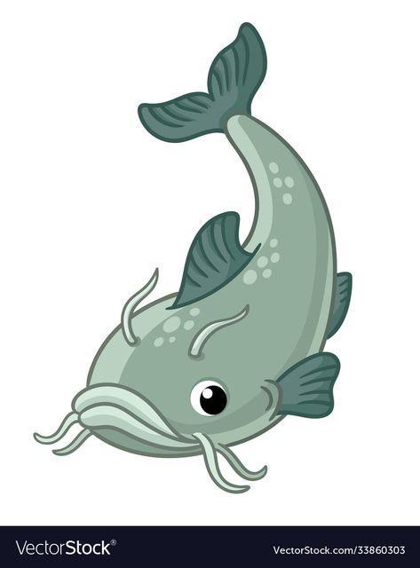 Cute Cartoon Fish, Cartoon Dolphin, Sheep Cartoon, Cartoon Sea Animals, Cartoon Fish, Fish Vector, Cute Funny Cartoons, Cute Rats, Owl Cartoon