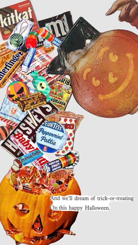 Halloween candy!! #halloween #candy #vintage #halloweenbackground #vintagehalloween #trickortreat Halloween Candy Aesthetic, Vintage Halloween Candy, 90s Candy, Vintage Halloween Art, 90s Halloween, Candy Halloween, Halloween Candy Bags, Autumn Illustration, Holiday Images