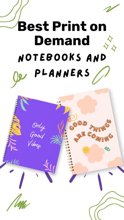 Best Print on Demand Notebooks and Planners + 5 Niche Ideas/ POD Ideas/ Side Hustle Idea/ Print On Demand Provider/ Notebook Provider/ Custom Notebook/ Marketing IDeas for Notebook Business/ Online Entrepreneur Print On Demand Planner, Notebook Business Ideas, Notebook Design Ideas, Etsy Notebook, Create Notebook, Notebook Business, Ecommerce Tips, Niche Ideas, Paper Business