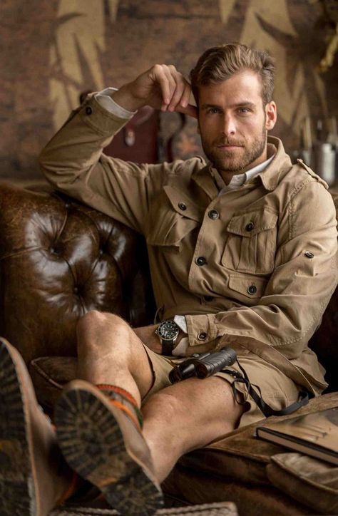 Safari Outfit Women, Safari Costume, Safari Outfit, Safari Outfits, Vintage Safari, Mens Fashion Magazine, Safari Chic, Adventure Outfit, Safari Adventure