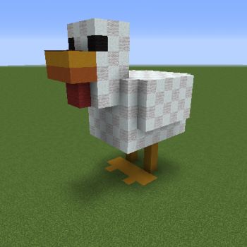 Minecraft Chicken - Blueprints for MineCraft Houses, Castles, Towers, and more | GrabCraft Animal Barn Ideas, Blossom Minecraft House, Minecraft City Layout, House Decor Minecraft, Minecraft Floor Plans, Fairy Cottage Minecraft, Blossom House Minecraft, Minecraft Village Ideas Buildings, Fairy Village Minecraft