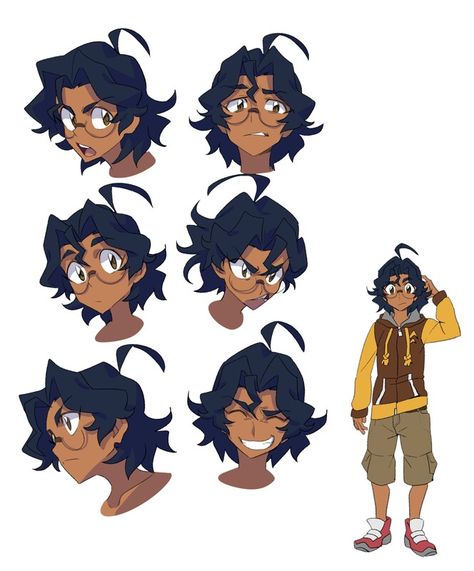 Character Smiling Reference, Shy Character Design, Happy Reference, Teen Character Design, Anime Character Reference, Character Design Hair, Face Character Design, Character Design Inspiration Male, Nerd Character