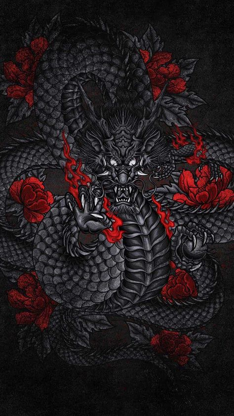 Black Dragon IPhone Wallpaper HD - IPhone Wallpapers : iPhone Wallpapers Tigre Y Dragon, Lighter Art, Blood Wallpaper, Dragon Tattoo Art, Dragon Wallpaper Iphone, Iphone Wallpaper Hd, Dragon Artwork Fantasy, Gothic Wallpaper, Dragon Images