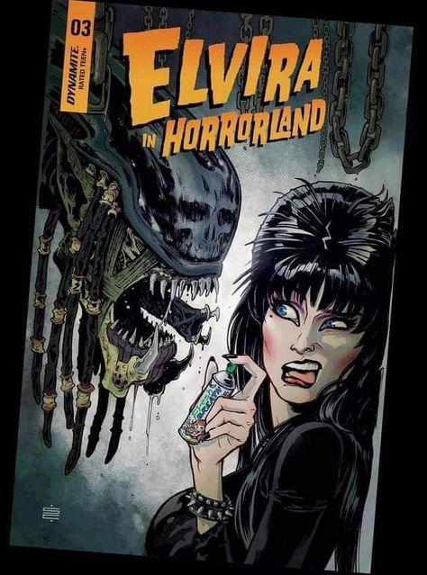 Arte Pin Up, Horror Comedy, Elvira Mistress Of The Dark, Horror Movie Art, Alien Vs, Geek Art, Wow Art, Vintage Horror, Comic Covers