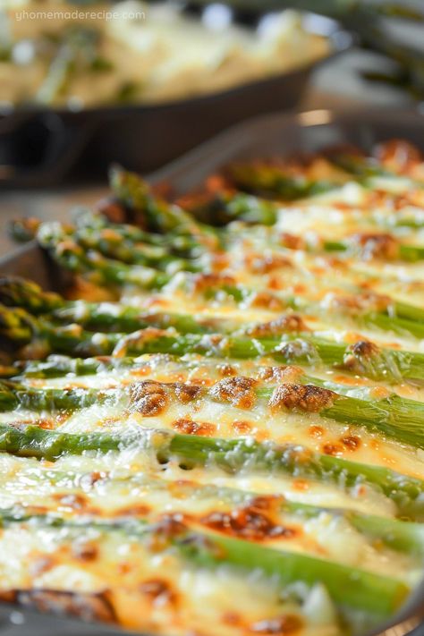 Savor The Burst Of Flavor With Cheesy Baked Asparagus - My Home Made Recipe Asparagus Recipes In Oven, Baked Cheesy Asparagus, Asparagus Hollandaise Sauce, Cheese Sauce For Asparagus, Baked Asparagus With Olive Oil, Baked Asparagus With Parmesan Cheese, Asparagus Stove Top, Cheesy Asparagus Casserole, Cheesy Baked Asparagus