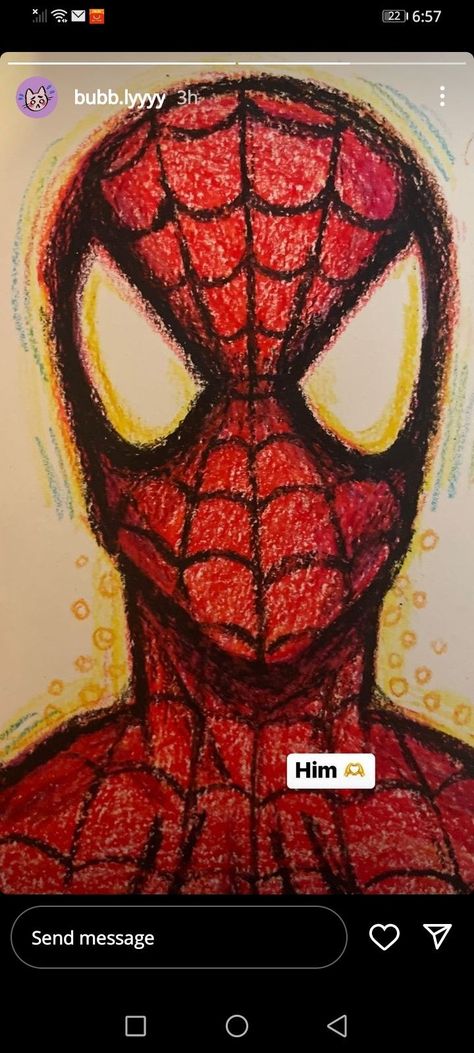 Spiderman Drawing, Spiderman Art Sketch, Crayon Drawings, Spider Art, Oil Pastel Art, Marvel Spiderman Art, Doodle Art Designs, Sketchbook Inspiration, Spiderman Art