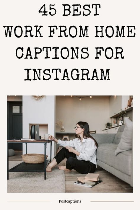 Are you looking for a way to caption your Instagram posts that works with your work-from-home lifestyle? Well, look no further! We’ve gathered some great captions for you that will help show off your new work-from-home life. Work from home captions instagram| Work from home quotes| Funny work from home captions | Work from home Insta Captions| Work from home captions for Ig Home Captions For Instagram, Home Captions Instagram, Home Captions, Home Quotes Funny, Life Captions, Captions For Couples, Hard Working Person, Love Job, Home Quotes