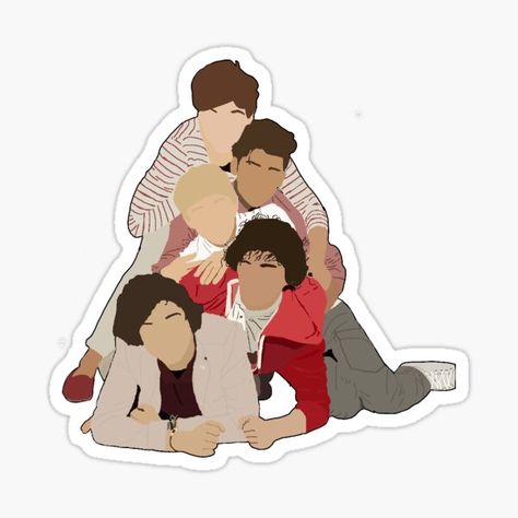 Stickers One Direction, Niall Horan Stickers, Liam And Niall, Harry Styles Dibujo, Zayn Louis, One Direction Fan Art, One Direction Collage, One Direction Drawings, One Direction Merch