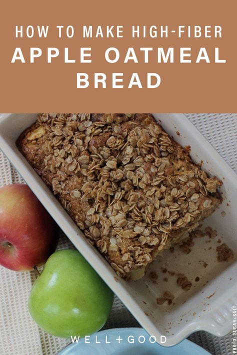 Apple Oatmeal Bread, Easy Breakfast Bread, High Fibre Desserts, High Fibre Lunches, High Fiber Dinner, High Fiber Muffins, High Fiber Foods List, Fiber Foods List, Fiber Muffin