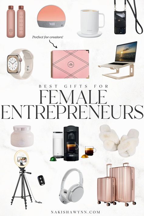 This is the best gifts for female entrepreneurs and bosses! This Amazon gift roundoup is sure to give you a gift idea for the CEO in your life! Entrepreneur Gift Ideas, Ceo Gifts, Entrepreneur Gifts, Vision Board Inspiration, Best Gift Ideas, Successful Online Businesses, Female Entrepreneurs, Amazon Gifts, Female Entrepreneur