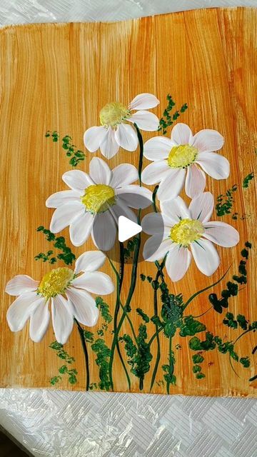 Easy Sunflower Painting, Ukrainian Art, White Daisies, Watercolor Flower Art, Sunflower Painting, Watercolor Flower, Watercolor Flowers, Flower Painting, Flower Art