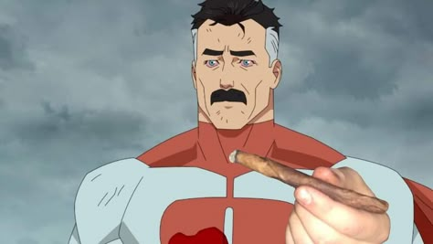 Invincible Show, Nolan Grayson, Mark Invincible, Siri Funny, Mark Grayson, Funny Cursed, Omni Man, Creepy Funny, Family Guy Funny Moments