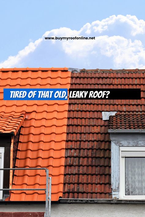 Say goodbye to that leaky roof! 🏠✨ Upgrade to a new one effortlessly with Buy My Roof Online. 🛠️💻 Affordable, easy, and stress-free. Visit our website for a free quote today! #New #Roof #Home #Upgrade #BuyMyRoofOnline Roofing Marketing Ideas, Roofing Ads, Roof Quotes, Roofing Estimate, Siding Ideas, Leaky Roof, Residential Roofing, Code Red, Business Marketing Plan