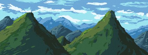 Pixel art Mountains Art Mountains, 3d Pixel, Cool Pixel Art, Rpg Games, Mount Everest, Pixel Art, The Original, Natural Landmarks, Travel