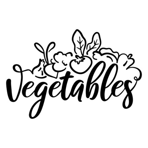 Vegetables label lettering PNG Design Garden Svg, Doodle Png, T-shirt Design Illustration, Design Label, Illustration Ideas, Art Tree, Create T Shirt, Design Ad, Png Design