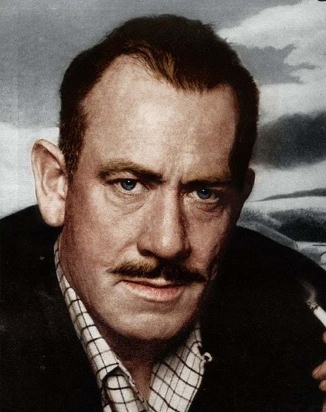 Author John Steinbeck is listed (or ranked) 59 on the list 60 Incredible Colorized Photos from History Famous Freemasons, Philippe Halsman, Grapes Of Wrath, East Of Eden, Colorized Photos, John Steinbeck, Of Mice And Men, Famous Authors, Stanford University