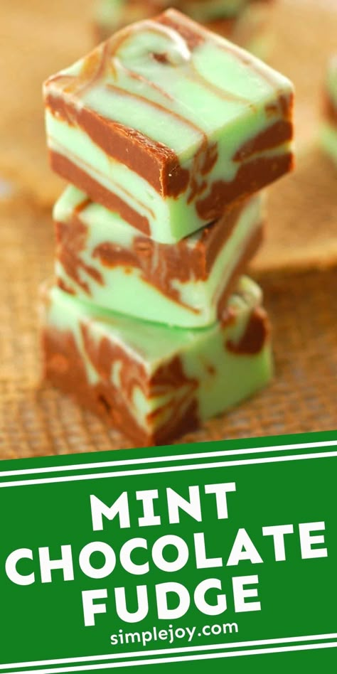 Mint Chocolate Fudge is a delicious and easy treat to make. Good luck eating only one piece! Mint Chocolate Fudge Recipe, Mint Fudge Recipe, Mint Chocolate Fudge, Fudge Christmas, Persnickety Plates, Best Fudge Recipe, Chocolate Fudge Recipe, Homemade Fudge Recipes, Easy Candy Recipes