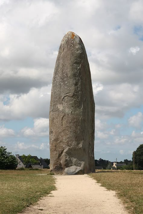 Stone Circles, Standing Stones, Brittany France, Standing Stone, Sacred Stones, Large Stone, Ancient Mysteries, Sacred Places, Iron Age