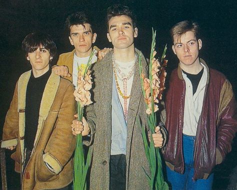 the smiths and morrissey Men And Flowers, Andy Rourke, Mike Joyce, The Smiths Morrissey, Johnny Marr, Jeff Buckley, The Smiths, Coronation Street, Song Artists