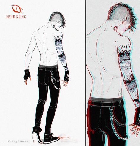 "Tell nobody." The Red King Ivan Tattoo, Red King Tattoo, Ivan Krasny, Red King, Wallpaper Tumblr, Anime Tattoos, Boy Art, Character Concept, Subaru