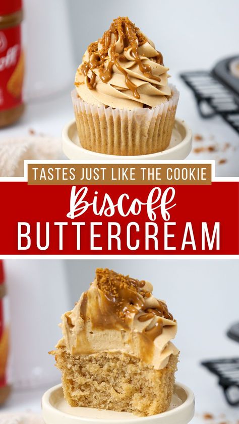 Biscoff Buttercream Frosting, Cookie Butter Buttercream, Biscoff Buttercream, Cake Filling Recipes, Frosting Recipes Easy, Biscoff Cookie Butter, Cake Filling, Cake Frosting Recipe, Buttercream Frosting Recipe