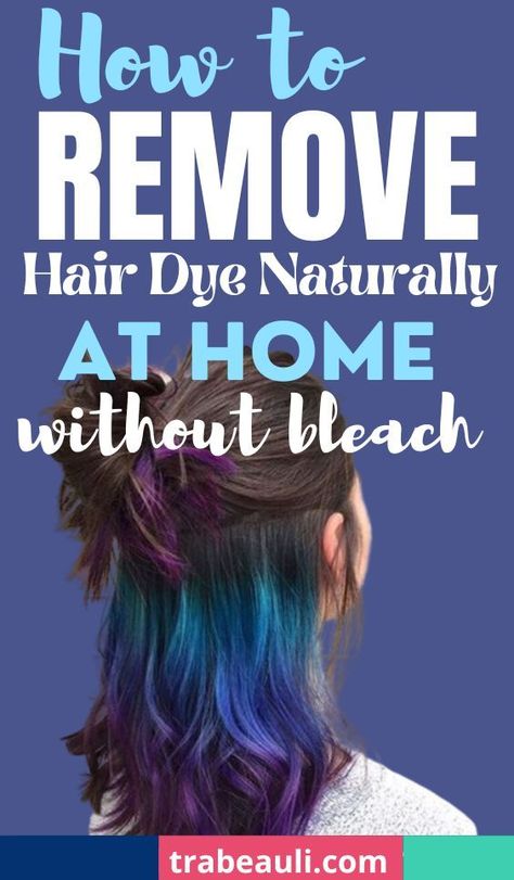 Diy Hair Dye Remover, Lighten Dyed Hair, Remove Permanent Hair Dye, Hair Colour Remover, Removing Permanent Hair Color, Homemade Hair Dye, Lighten Hair Naturally, Diy Hair Dye, Hair Stripping