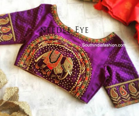 silk saree blouse designs 600x502 Maggam Work Blouse, Pattu Saree Blouse Designs, Wedding Saree Blouse Designs, Wedding Blouse Designs, Silk Saree Blouse Designs, Maggam Work Blouses, Maggam Work Blouse Designs, Blouse Designs Silk, Elegant Blouse Designs