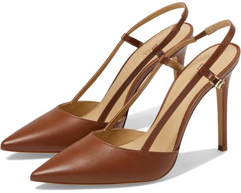 MICHAEL Michael Kors Veronica Sling Pump Brown Pumps Heels, True Autumn, Michael Kors Heels, Mommy Style, Brown Heels, Closet Fashion, Shoe Obsession, Michael Kors Shoes, Buy Shoes