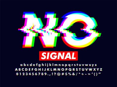 Distorted Glitch Font Effect With RGB Color Profile Picture For Fb, Glitch Font, Glitch Text, Font Effect, Typography Love, Title Design, Brand Fonts, Alphabet Poster, Glitch Art