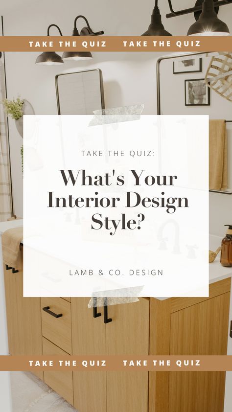 Are you unsure what your home interior design style is? Or need some help trying to decide what decor fits the vibe of your home?   Take this free & quick quiz to learn more about what interior design style best suits you! And learn how to get design advice from Lyndsay Lamb & Leslie Davis of Lamb & Co. Design and HGTVs Unsellable Houses.  interior design, home design, home renovation, home decor, home style, style quiz, HGTV, Rock the Block, Unsellable Houses Home Design Categories, What Is My Home Decor Style, What’s My Home Decor Style, How To Design A House Interiors, Design Types Interior, My Interior Design, House Styles Types Of Interior Designs, Decor Types Interior Design, New Home Mood Board