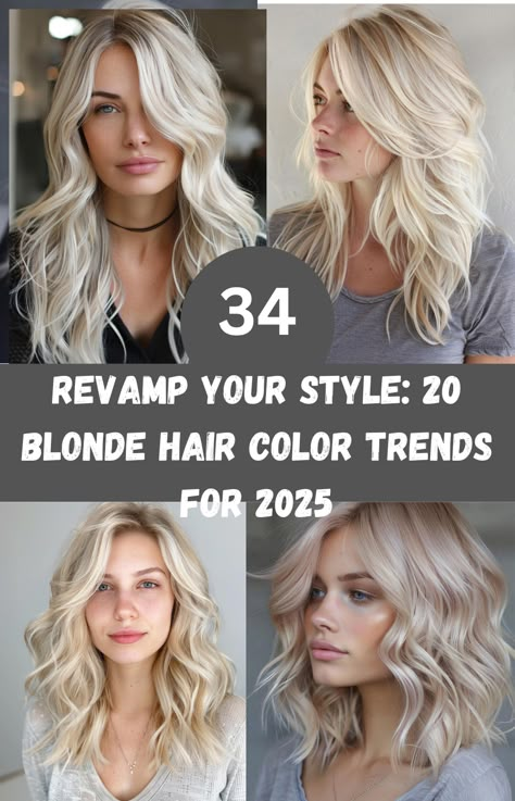 Revamp your style with the top 20 blonde hair color trends of 2025. From ash blonde to sun-kissed highlights, these trending shades will have you looking effortlessly chic all year long. Womens Blonde Hairstyles, Arctic Blonde Hair, Blonde Hair Color To Cover Gray, Blonde Hair Shades Chart, No Root Blonde Hair, Blonde Painted Hair, Spring Time Blonde Hair, Different Color Of Blonde Hair Shades, All Over Blonde Vs Highlights