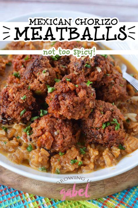 Chorizo And Ground Beef Recipes, Chorizo Meatballs, Homemade Chorizo, Beef Chorizo, Ground Beef Meatballs, Chorizo And Potato, Mexican Chorizo, Chorizo Recipes, Beef Meatballs